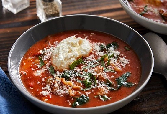 Spinach Lasagna Soup